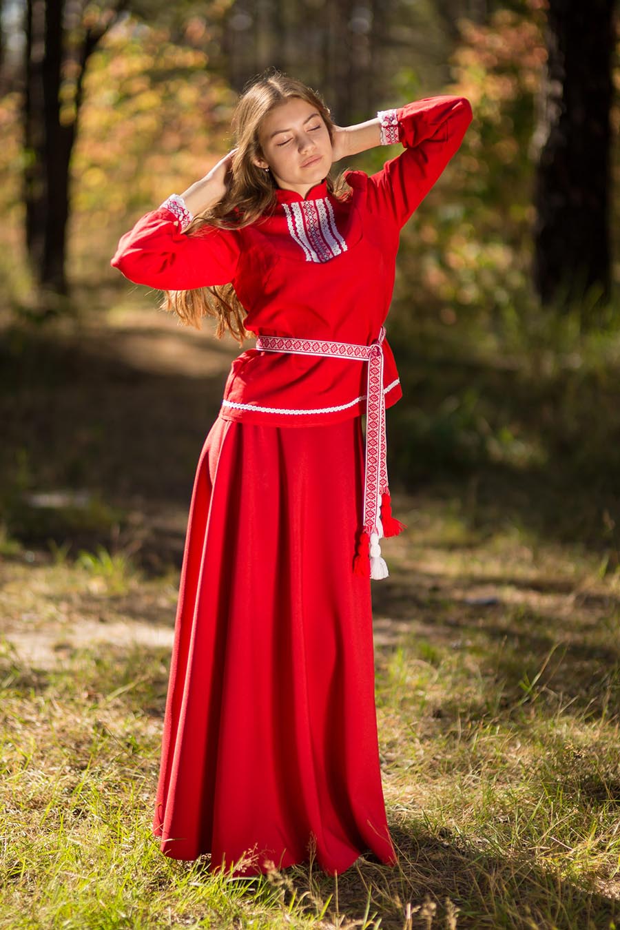 Underwear Women in Slavic costumes in Jammu