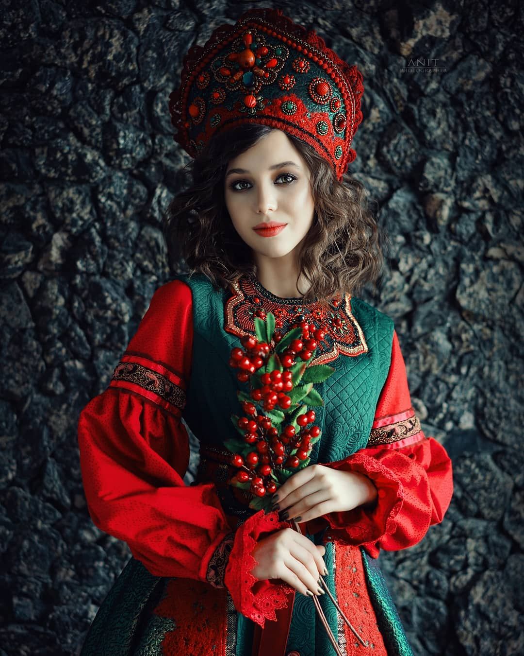 Nude girl Women in Slavic costumes in Jammu